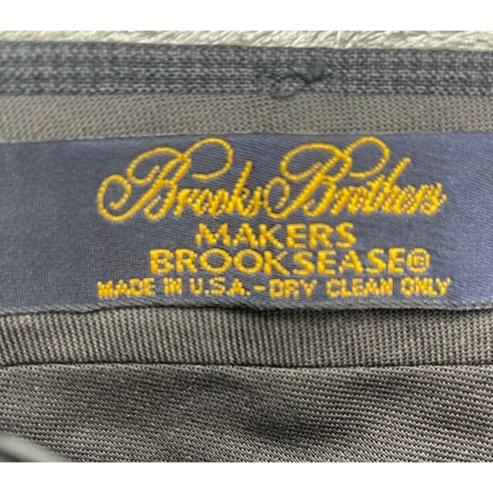Brooks Brothers Mens Brooksease Two Piece‎ Suit 41 Long 34x31 Gray Wool - Picture 15 of 16